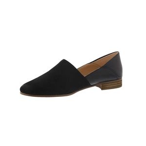 Clarks Pure Tone Black Leather Loafers